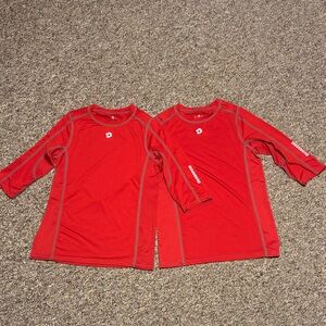 Bundle DeMarini Yourh Boys Baseball 3/4 sleeves Red Large